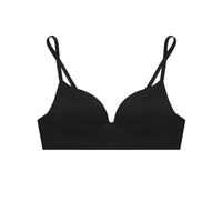 BRALESS เสื้อชั้นในไม่มีโครง รุ่น TWENTY FIVE รหัส SBQ9100BK สีดำ