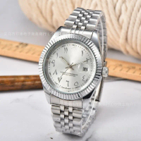 Đồng hồ lịch nam và nữ Quartz, đồng hồ dây thép Quartz, bán hàng trực tiếp