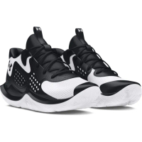 【UNDER ARMOUR】UA 男女同款 JET 23 籃球鞋 運動鞋_3026634-006(黑色)