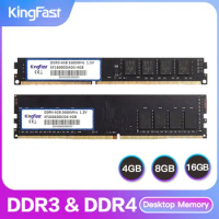 KingFast DDR3 DDR4 4GB 8GB 16GB Memory Ram 1600MHz 2400MHz 2666MHz 3200MHz 288Pin Dimm Desktop Ram for AMD &amp; Inter Motherboard