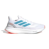 【adidas 愛迪達】Pureboost 5 男鞋 白色 反光 網眼 愛迪達 透氣 透氣 緩震 輕量 運動 慢跑鞋 JH6443