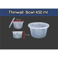 Thinwall Round 450Ml/Mangkok Plastik