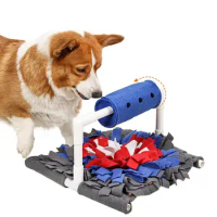 Puzzle Snuffle Pad Pet Sniffing Mat for Mental Stimulation Slow Feeding Enrichment Toy for Dogs Puzzle Treat Mat for Boredom