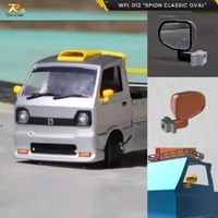 WPL D12 Spion Classic Oval Rear Mirror - Body Part RC Drift 3D Print Putih