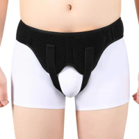 Inguinal Hernia Belt for Men Sports Hernia Support Truss Inguinal Adjustable Groin Strap with Compression Pads Protective fixing
