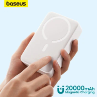 Baseus Magnetic Power Bank 20000mAh External Battery Pack For iPhone 14 13 12 Pro Max Wireless Fast Charging Charger Powerbank