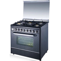 Factory wholesale 5 burners gas cooker with oven multifunction oven with gas cooker 36 inch cooking range with oven
