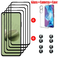 For Asus Zenfone 10 Glass Asus Zenfone 10 Tempered Glass Full Glue Cover Screen Protector For Asus Zenfone 9 Camera Film