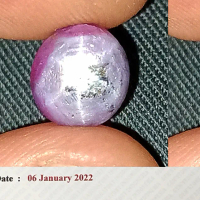 Natural Ruby Star Belang 1.81 NTE 8x7mm Certified