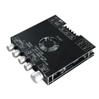 TPA3255 Bluetooth Digital Amplifier Board ZK-AS21 2.1 Channel Portable Practical Multifunctional Amp