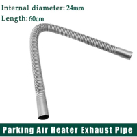 24MM Stainless Steel Exhaust Pipe For Car Parking Air Heater Tank Diesel Gas Vent Hose