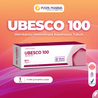 Ubesco 100 - Membantu memelihara kesehatan tubuh (Co-Enzym Q10) - isi 50 Capsule