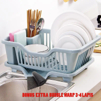 Rak Piring Serbaguna Rak Piring Dapur Baskom / Rak Piring Plastik / Rak Pengering Piring Washtafel
