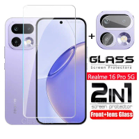 Realme 16 Pro 5G 2026 2 In 1 Screen Protector Tempered Glass Film For Realme 16 T Pro 16T 16x 16Pro