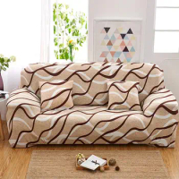 Florals Elastic Slipcover Sectional Sofa Covers Stretch Polyester All-inclusive Sofa Towel Sofa Cushion L-Style Sofa Case30