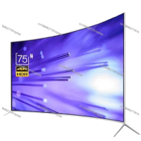 New Television 55 Inch Curved Smart Led TV 4K UHD LED Television Wifi Usb Video Fashion Design 55 inch smart tv 4k ultra hd