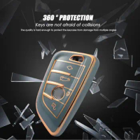 Case Key Fob Cover Key Protector Key Case Cover For BMW X1 X3 X5 X6 X7 1 3 5 6 7 Series|For BMW G20 G30 G11 F15 F16 G01 G02 F48
