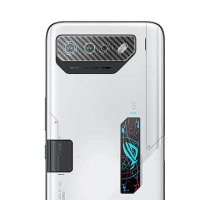 【o-one台灣製-小螢膜】ASUS ROG Phone 7 Ultimate 精孔版鏡頭保護貼2入(CARBON款)