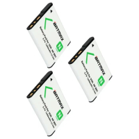 3-Pack NP-BN1 NP BN1 NPBN1 Batteries for Sony Cyber-Shot DSC S750 DSC S780 W630 TX5 W310 T99 T110 TX55 TX10 TX9 WX30 T99