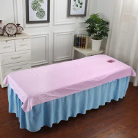 Pure Cotton Beauty Salon Bed Sheet Beauty Bed Sheets For Bed Making