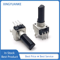 RV09 ประเภท Potentiometer ซีลเดี่ยวแนวตั้ง, 10 ชิ้น, B50K, พร้อม Midpoint 0932 B503, ตัวต้านทานปรับไ