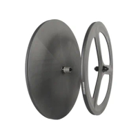 Top Sale full carbon Disc brake wheel Thru axle disc Carbon wheelset for TT track road bikes