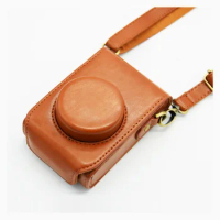 PU leather case Camera Bag Cover for Panasonic Lumix LX7 LX5 LX3 LX10 LX15 shoulder bag