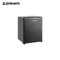 ZANWA 晶華 32L半導體無聲變頻式鋼化實門冰箱 黑 LD-30SB