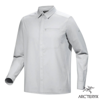 【ARCTERYX 始祖鳥】男款 Skyline 抗UV防皺快乾長袖襯衫.彈性排汗上衣_X000007410-30780 沈靜灰