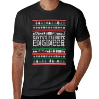 Engineer Ugly Christmas Sweater T-Shirt Aesthetic clothing oversized for a boy workout shirts for men