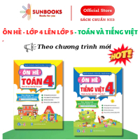 Lớp 4- Bộ 2 Cuốn Sách Ôn Hè Toán và Tiếng Việt- Dành cho học sinh lớp 4 lên 5 (2 cuốn) - QBooks