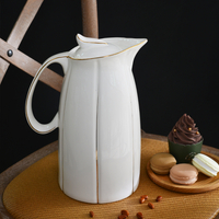 陶瓷涼水壺 大容量超大家用耐高溫歐式茶壺 開水夏季冷水壺
