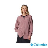 Columbia哥倫比亞 女款- Boundless Trek 防曬UPF50防潑長袖襯衫-磚紅色 UAR05550FB/IS
