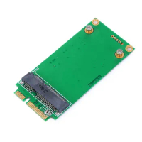 3x7cm Mini PCI-e SATA SSD for Asus Eee PC 1000 S101 900 901 900A T91 to 3x5cm mSATA Adapter
