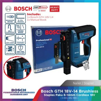 Bosch GTH 18V-14 Cordless Wood Stapler 6β14 mm Nailer/Stapler Brushless 18V Heavy Duty
