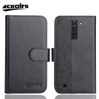 For LG K10 3G Case 5.3" 6 Colors Ultra-thin Leather Protective Special Phone Cover Cases Credit Card Wallet