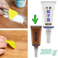 200gr Krim Resin Plamir Penambal Furnitur / Dempul Tusir Furnitur / Dempul Tusir HPL - Putih/Coklat