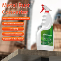 1 bottle of rust converter rust-free colour steel tile renovation paint anticorrosive primer rust fixer non-sanding metal paint