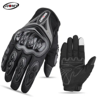 SUOMY Motorcycle Riding Gloves Touch Screen Breathable Motobiker Racing Luvas Motocross Guantes Outdoor sports Moto Accessories