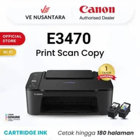 Printer Canon E3470 Wifi USB Print Scan Copy Canon Printer Inkjet All In One Printer