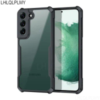 Acrylic Shockproof Silicone Soft Case For Samsung Galaxy S10 Plus S20 FE S21 S22 Ultra Note 8 9 20 10 Lite M21 M31 M51 M12 Cover