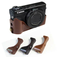 for canon PowerShot G7 X Mark III G7X3 Camera Case Retro Camera Protective Jacket Camera Bag Portable Shoulder Bag