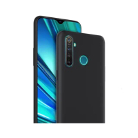 Oppo Realme 6 pro Softcase Black Matte Macaron List