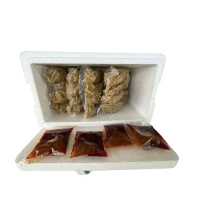 keropok gemok kg losong haji su crispy di luar lembut di dalam  padu isi ikan yg banyak Food