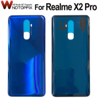 Back Glass For Oppo Realme X2 Pro Back Housing Back Cover Battery Case For Realme X2 Pro Battery Cover Replacement Parts