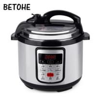 BETOHE 12-in-1 Multi-Use Programmable Pressure Slow Cooking Pot Cooker Quart 900W Stainless Steel Electric Pressure Cooker