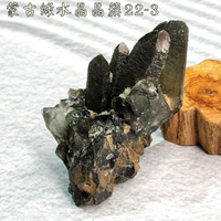 蒙古綠水晶晶簇-梅林綠手指22-3號~神奇力量的療癒系水晶 水晶簇 🔯聖哲曼🔯