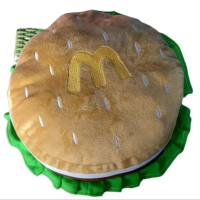 Bantal boneka burger Bantal humberger burger lucu Dolls