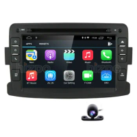Android10 DSP 2G RAM 16G ROM GPS Navigation Radio For Renault Duster Dacia Logan Sandero Xray 7 Inch 1Din IPS Car DVD Player SWC