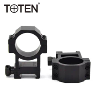 TOTEN Universal 30MM Scope Mount Rings Hunting Tactical Airsoft Accesories Picatinny Rail Bipod for Rifle Optical Sight